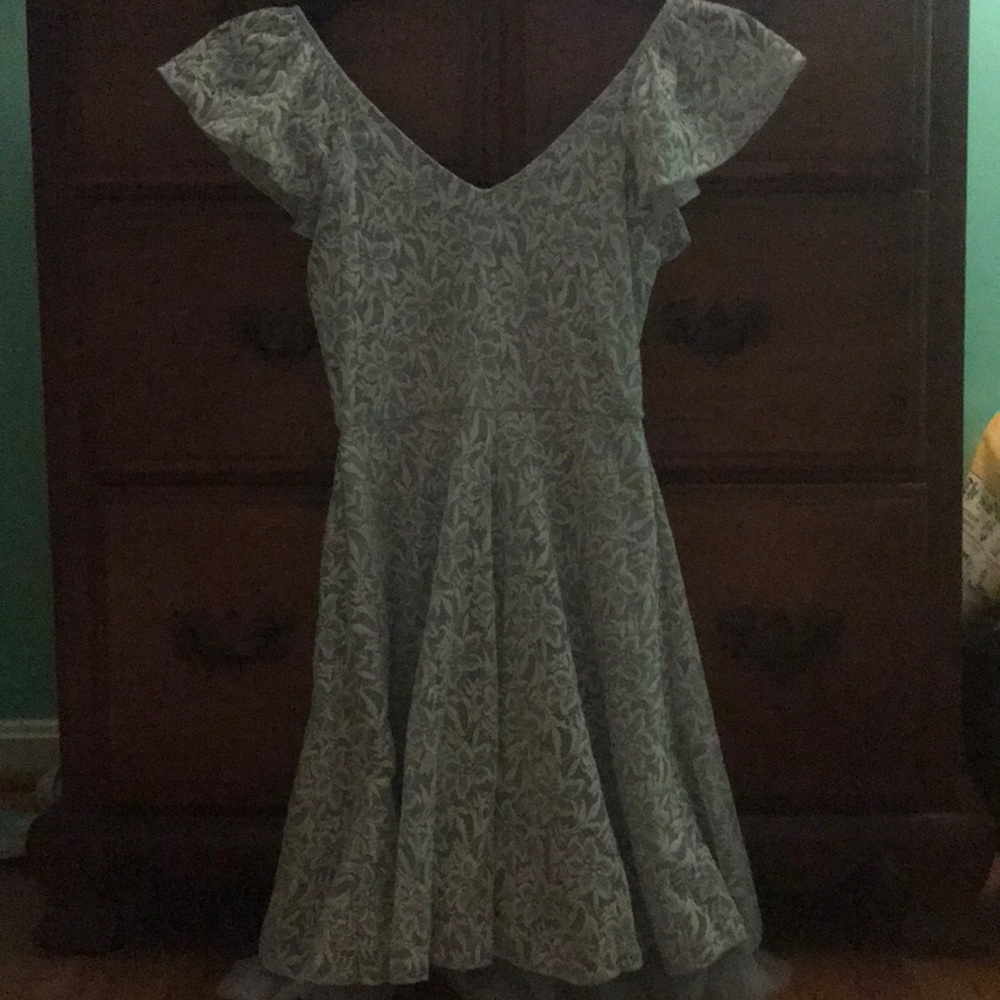 Very pretty blue and white dress